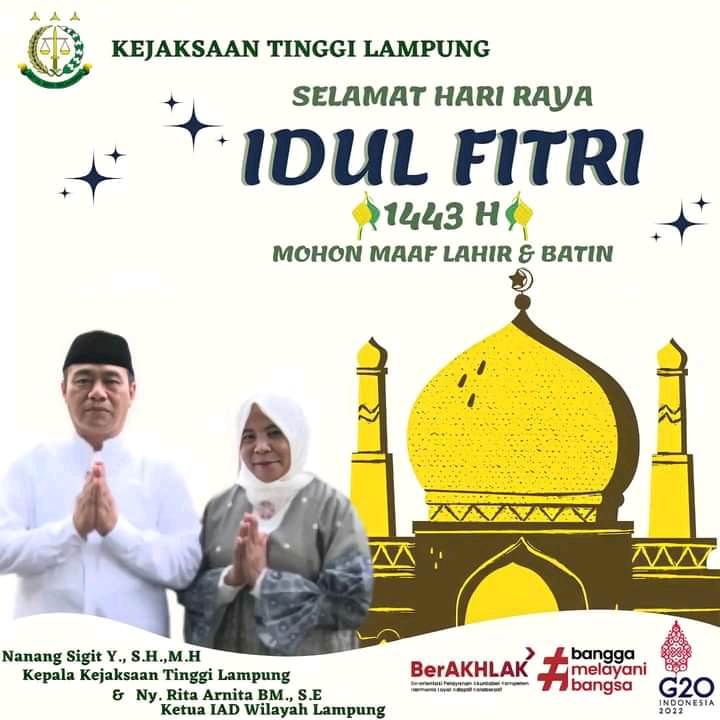 Selamat Hari Raya Idul Fitri 1443H / 2022M