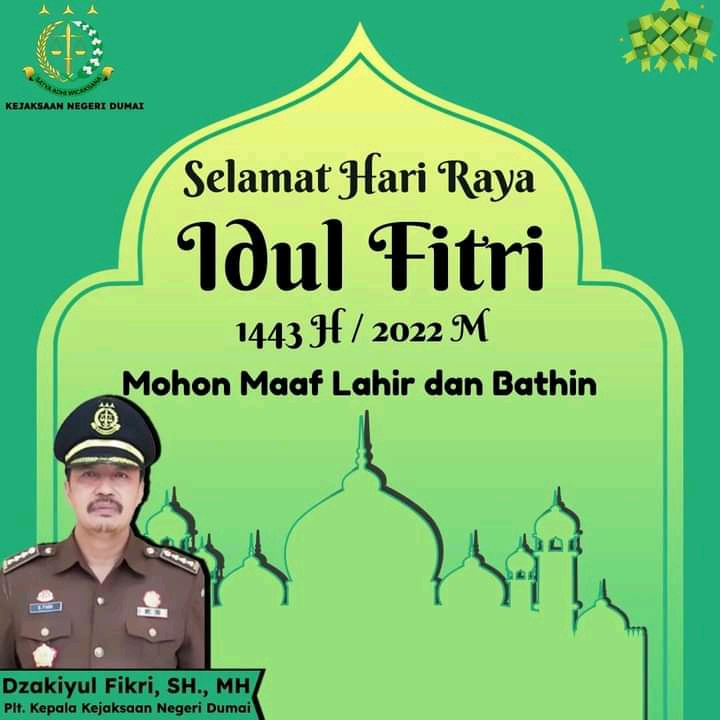 Selamat Hari Raya Idul Fitri 1443H / 2022M