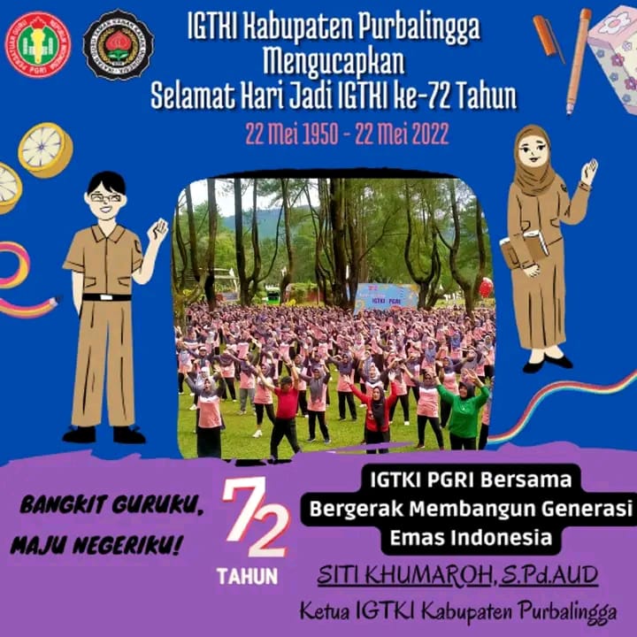 Hut 72 Tahun IGTKI PGRI