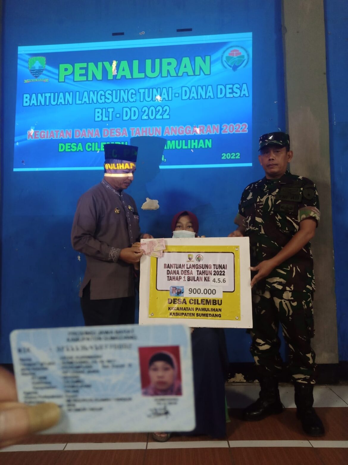 Pemdes Desa Cilembu Realisasikan BLT DD Bulan 4-5-6 Tahun 2022