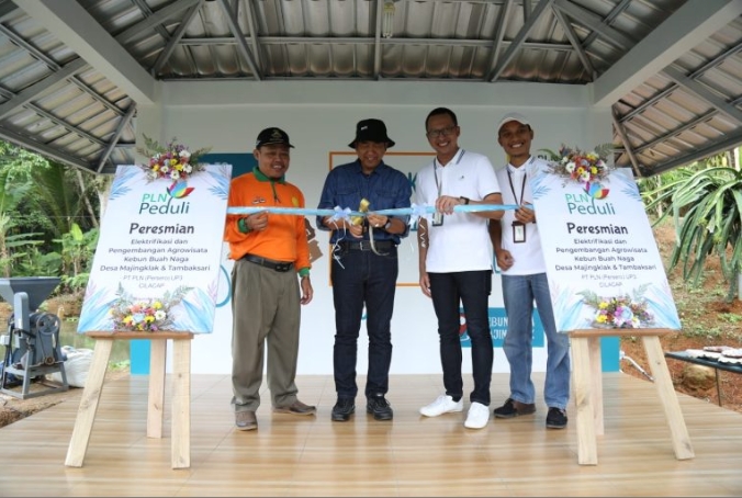 PLN Cilacap Bantu Elektrifikasi Agrowisata