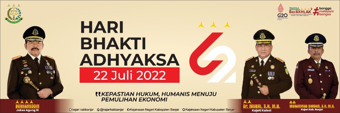 Hari Bakti Adhyaksa ke-62