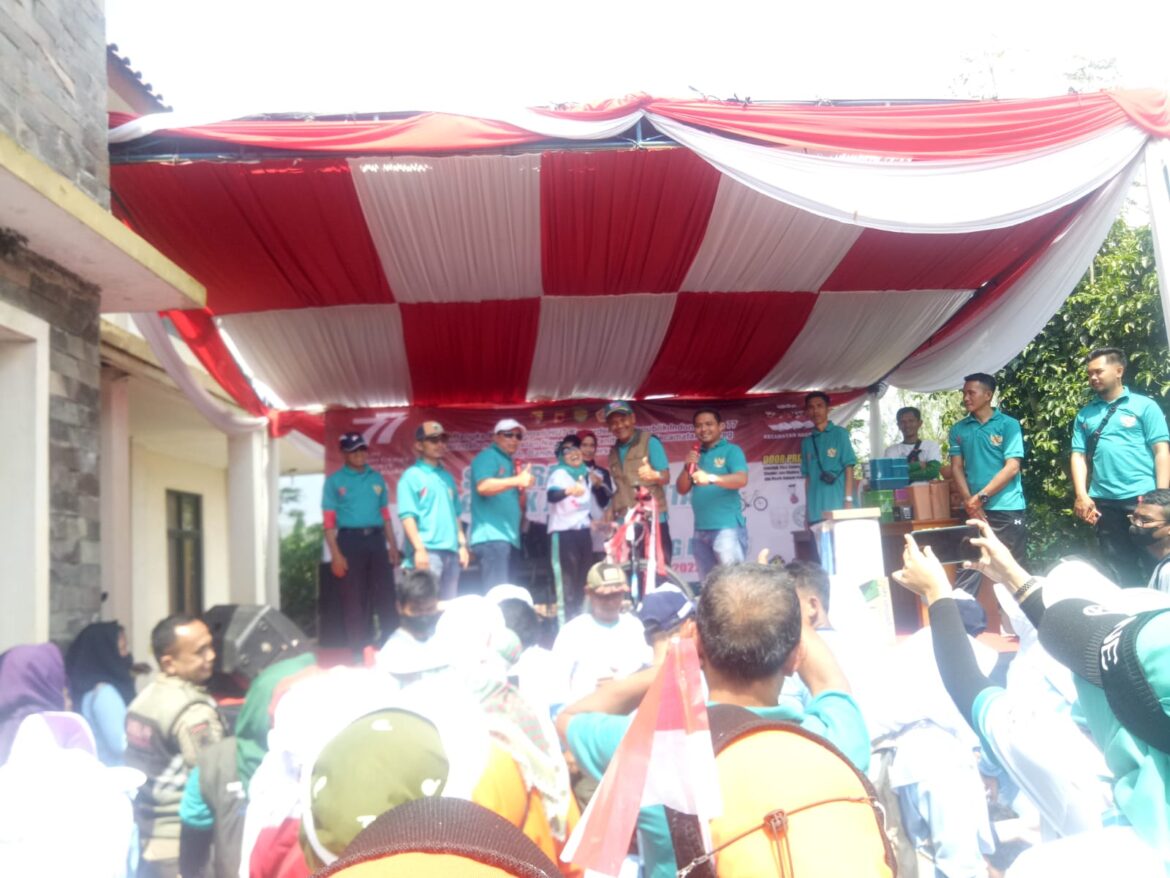 Sambut HUT RI Ke-77 Kecamatan Nagrek Giat Lomba