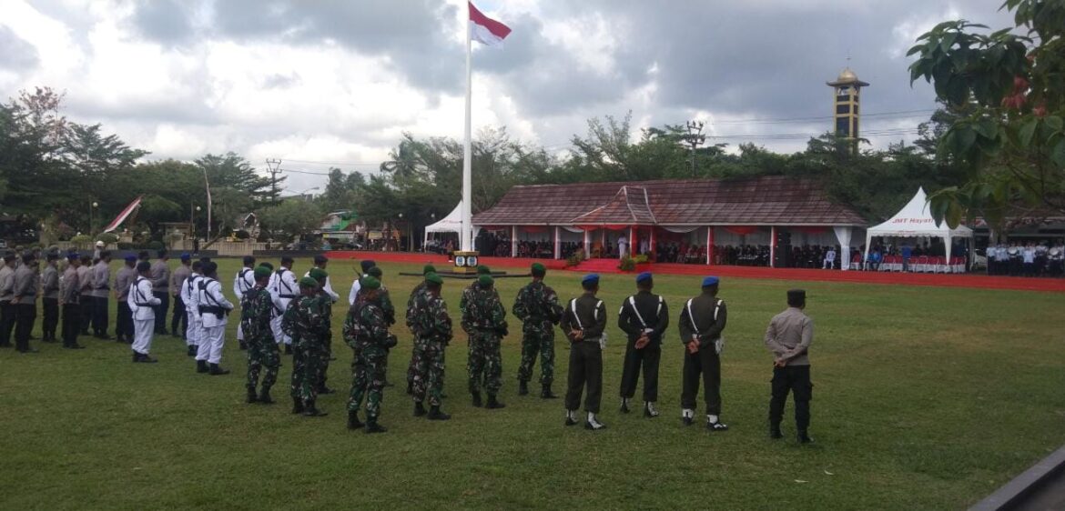 Bupati Pangandaran Bertindak Sebagai Inspektur Upacara Di HUT ke – 77 