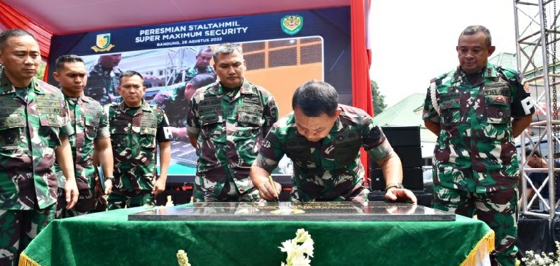 KSAD Dudung Resmikan Penjara Supermaximum Security Pomdam III Siliwangi