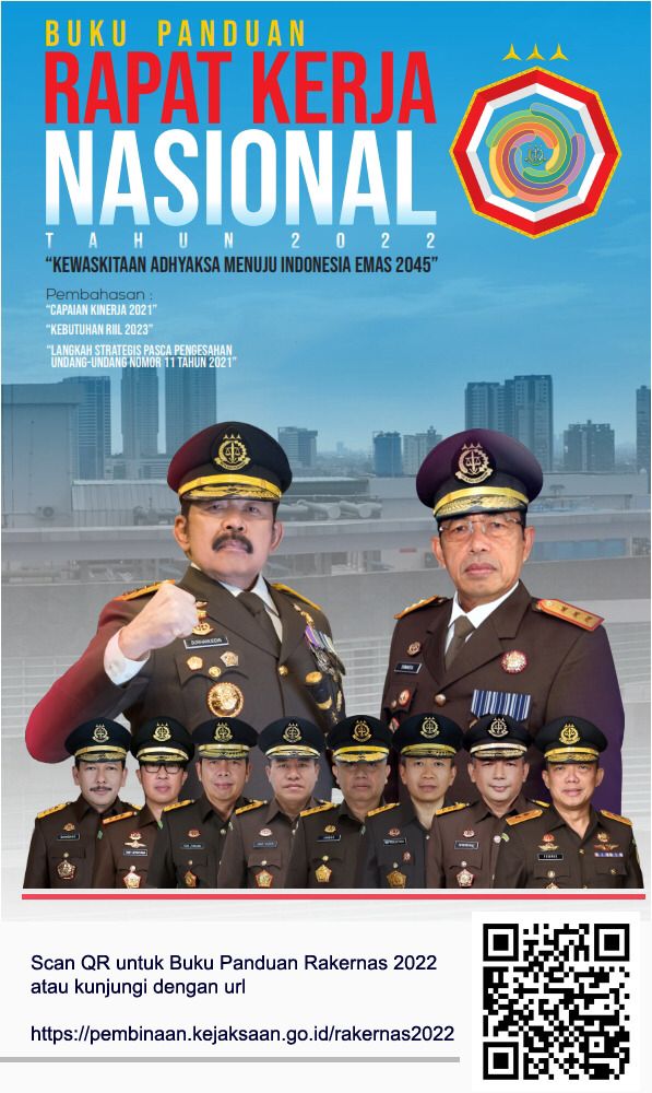 Buku Panduan Rakernas 2022 Kejagung