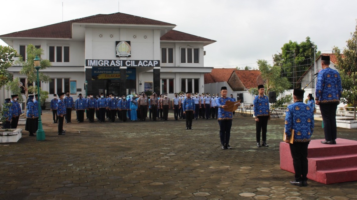 Kantor Imigrasi Cilacap Laksanakan Upacara Hari Kesaktian Pancasila