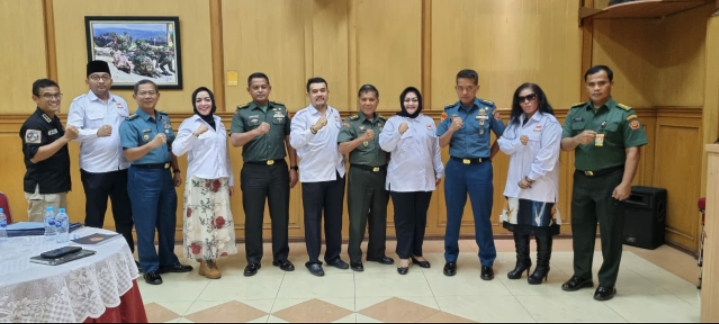 Ketua Presidium FPII, Presiden ABS Dan Jajaran Sambangi Kapuspen TNI Di Mabes TNI