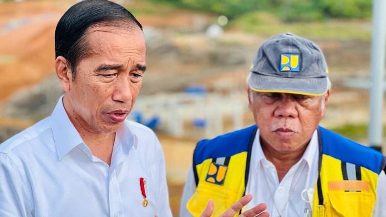 Presiden Jokowi Tinjau Pembangunan Infrastruktur IKN