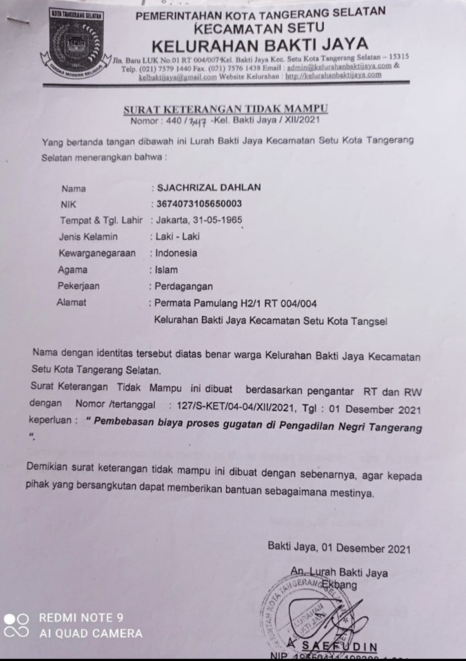 Posbakum PN Tangerang Sarang Pemeras?