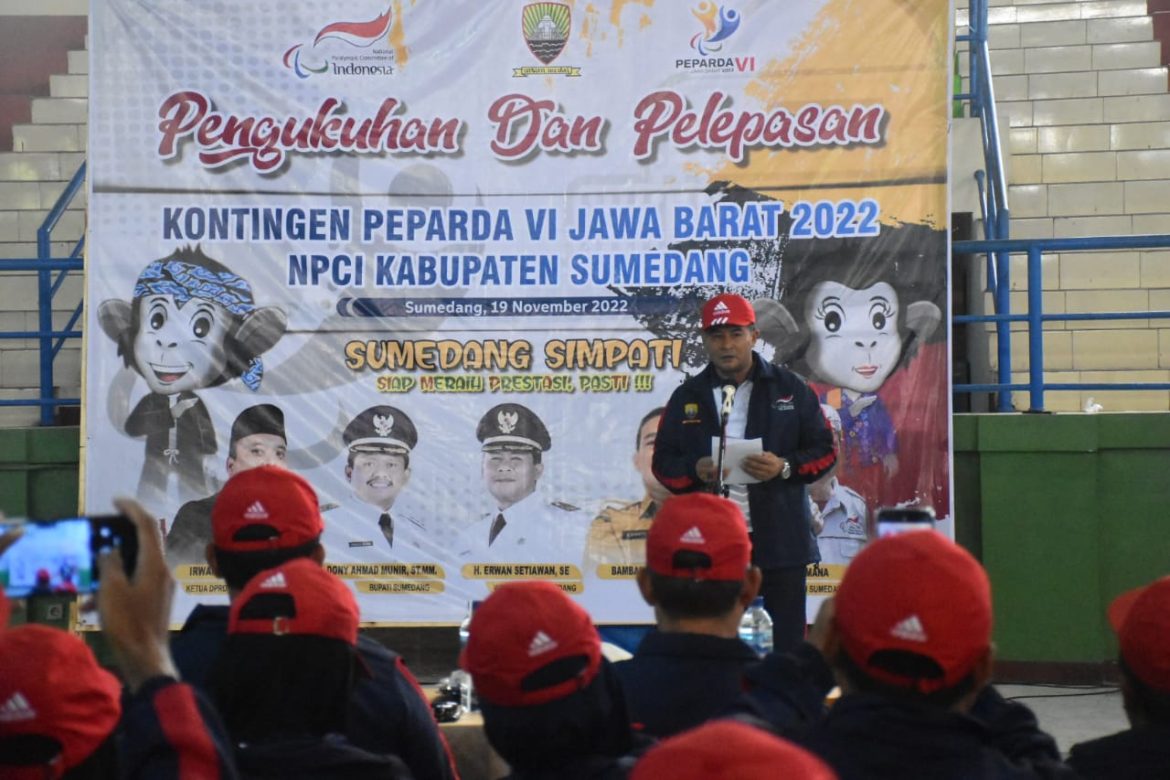Pesan Wabup kepada Kontingen Peparprov: Jangan Kumeok Memeh Dipacok!