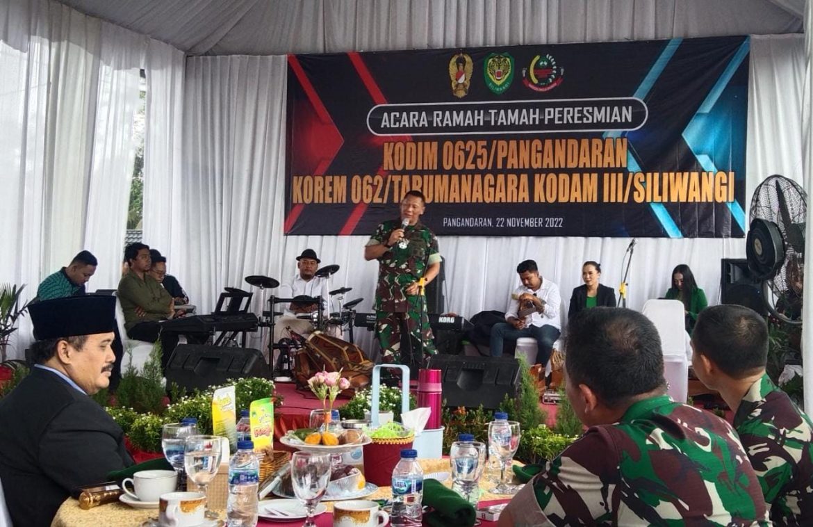 Markas Kodim 0625 Kabupaten Pangandaran Di Resmikan Kasdam /III Siliwangi