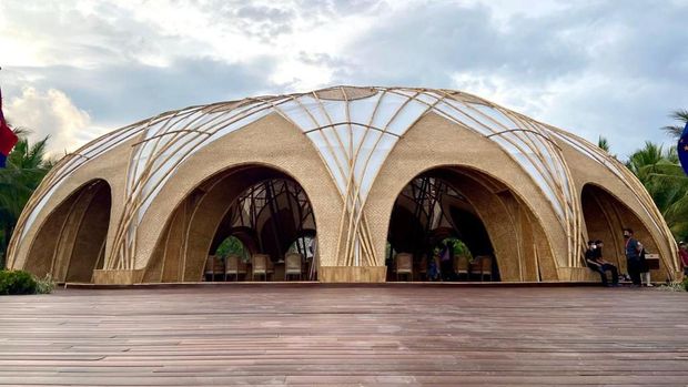 Bamboo Dome, Tempat Makan Siang Pemimpin G20