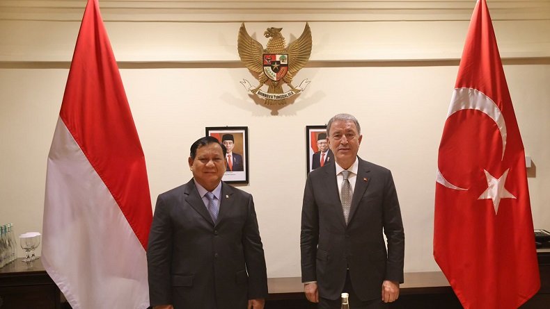 Prabowo dan Menhan Turki Bertemu