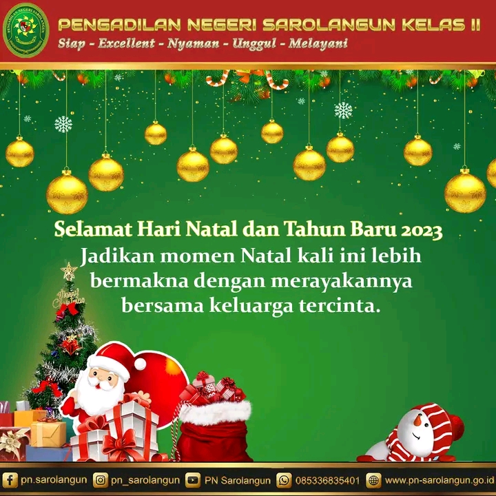 Selamat Natal & Tahun Baru 2023