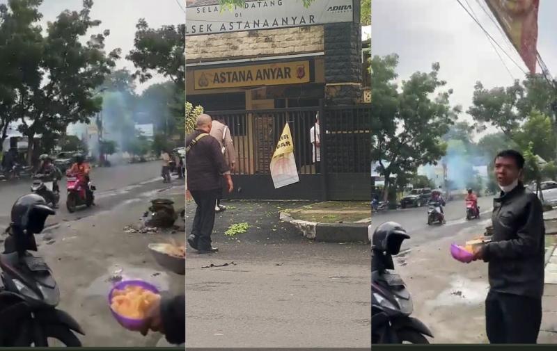 Bom Bunuh Diri di Polsek Astana Anyar, Pelaku Tewas & Tiga Polisi Luka