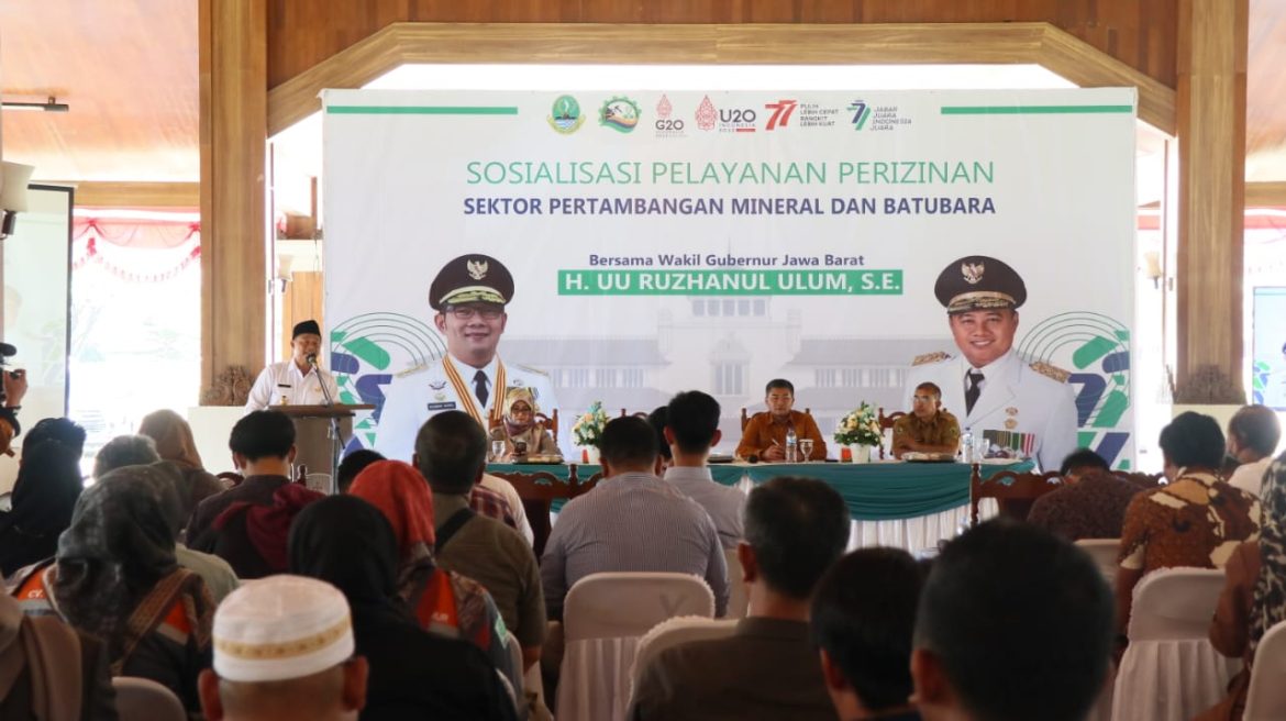 Pemprov Jabar dan Pemkab Sumedang Sosialisasikan Pelayanan Perizinan Pertambangan Mineral dan Batubara