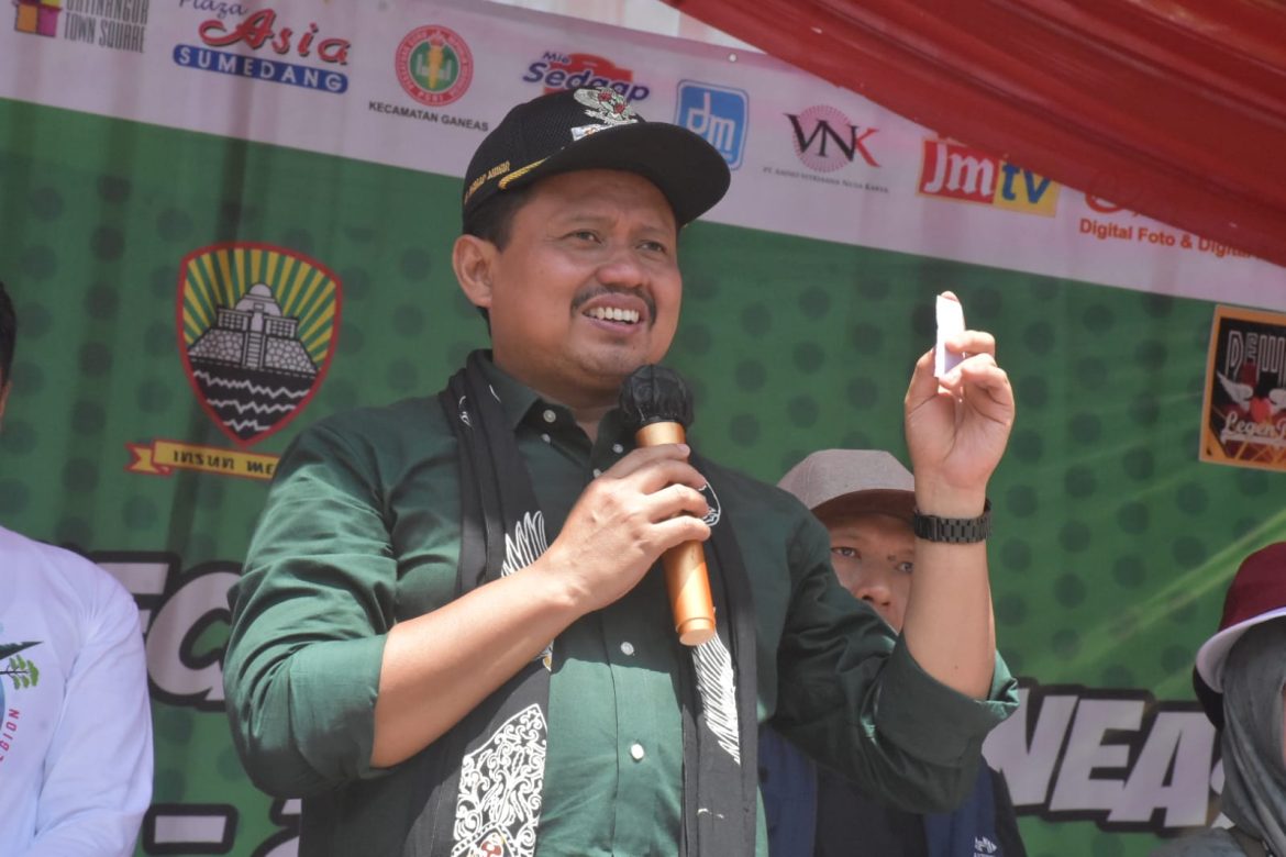 Hadiri Milangkala Ganeas ke 22, Bupati Minta Warga Tetap Guyub