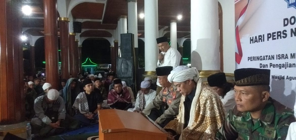 Pengurus HPMI Sumedang Hadiri Pengajian dan Do’a Bersama PWI 