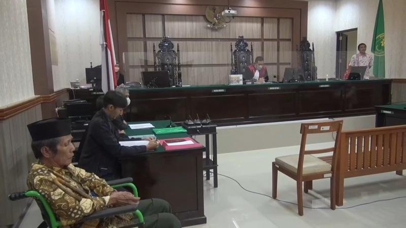 Sidang Praperadilan Pemalsuan Surat Kakek Tunanetra Digelar