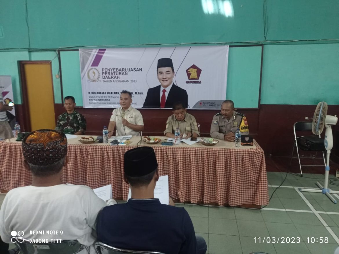 Penyebaran Peraturan Daerah TA 2023 Oleh DPRD Provinsi Jawa Barat