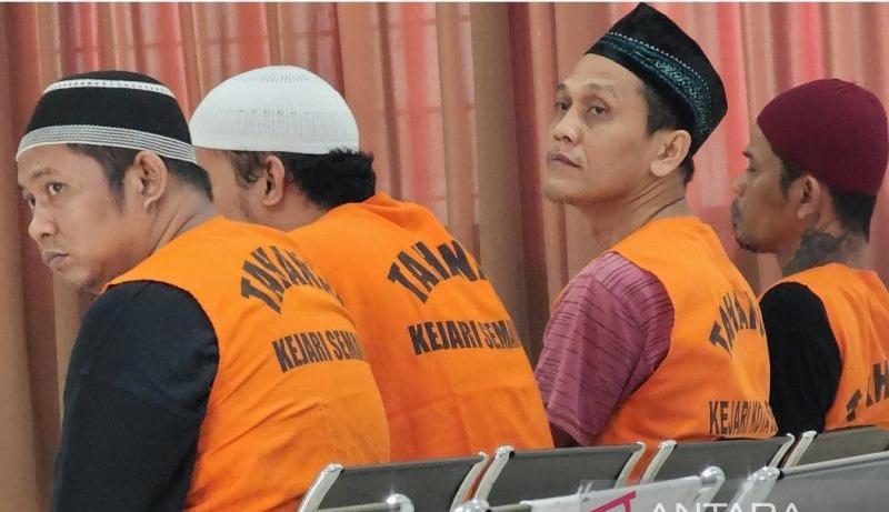 4 Eksekutor Percobaan Pembunuh Dituntut 18 Tahun