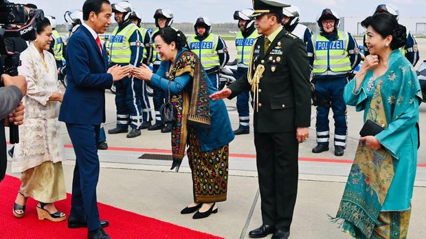 Jokowi dan Rombongan Kembali Bertolak ke Tanah Air dari Hannover Jerman