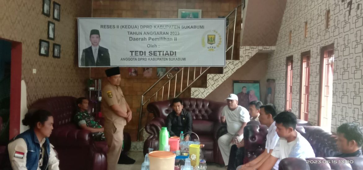 Gelar Reses Tedi Setiadi Siap Perjuangan Aspirasi Masyarakat