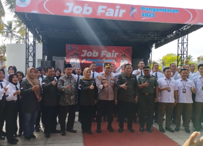 Disnaker Gelar Kegiatan Job Fair Dihadir Wakil Bupati Pangandaran