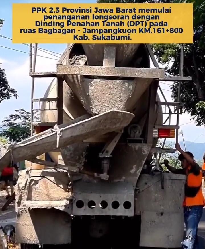 PUPR Provinsi Penanganan DPT Km 161-800 Ruas Bagbagan-Jampang Kulon