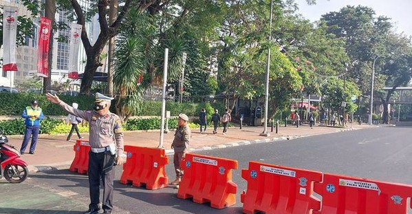 Jelang Sidang Putusan Sistem Pemilu, Lalin menuju MK Ditutup