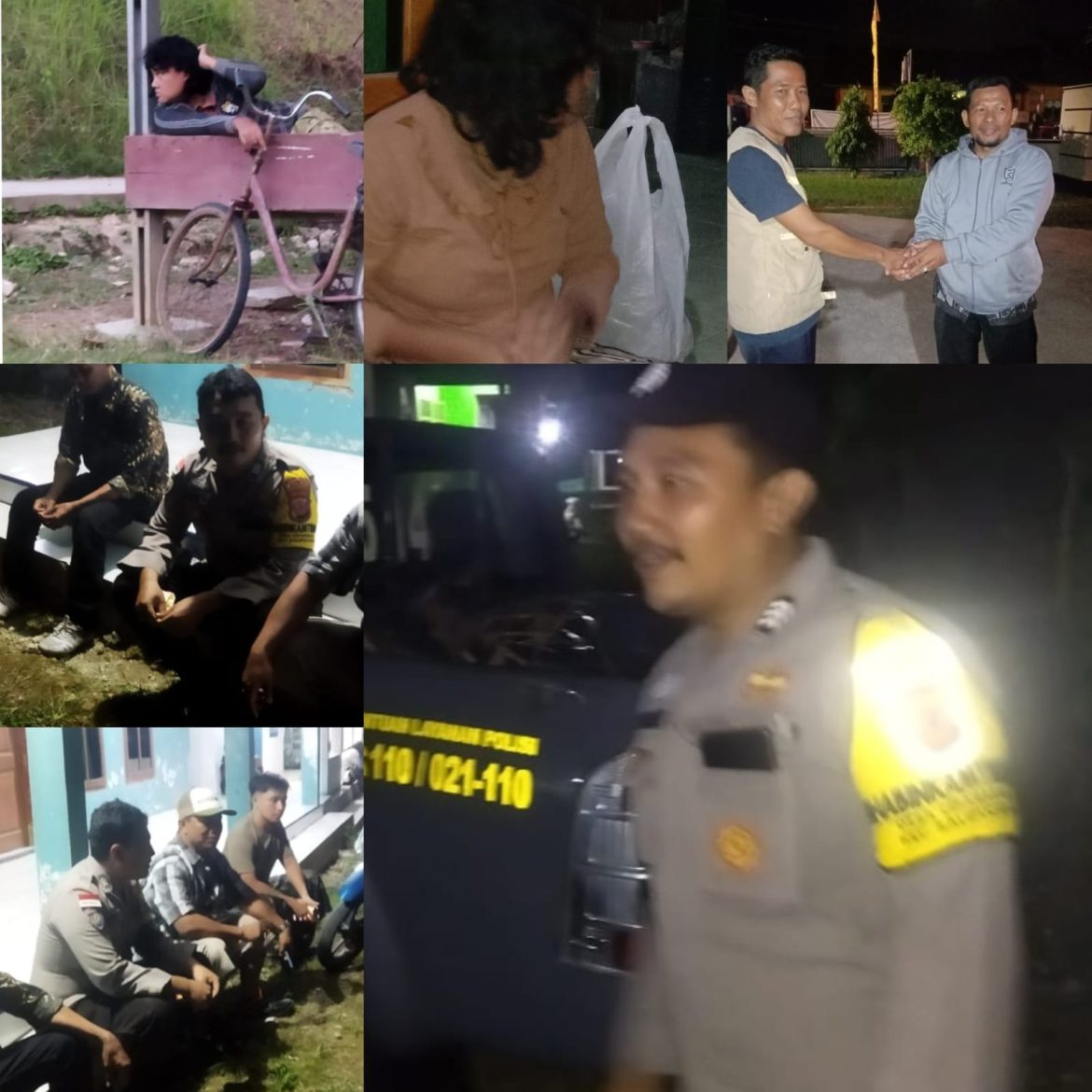 Bhabinkamtibmas Bersama Pemerintah Desa Tunggilis Bantu Evakuasi ODGJ