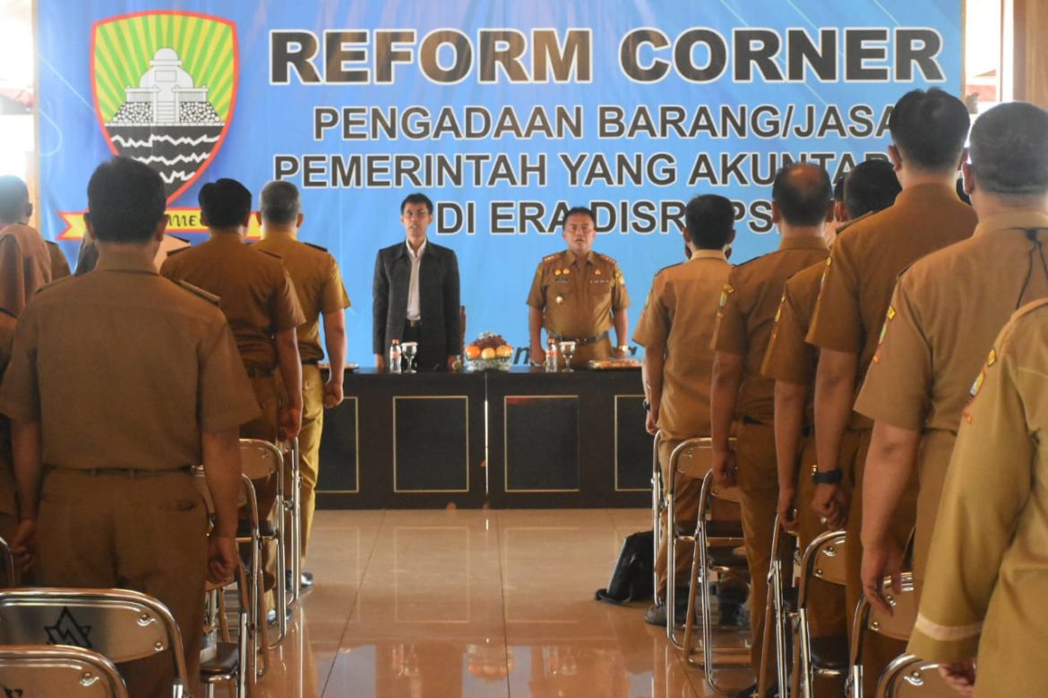 Pengadaan Barang dan Jasa yang Akuntabel Jadi Tema Utama Reform Corner