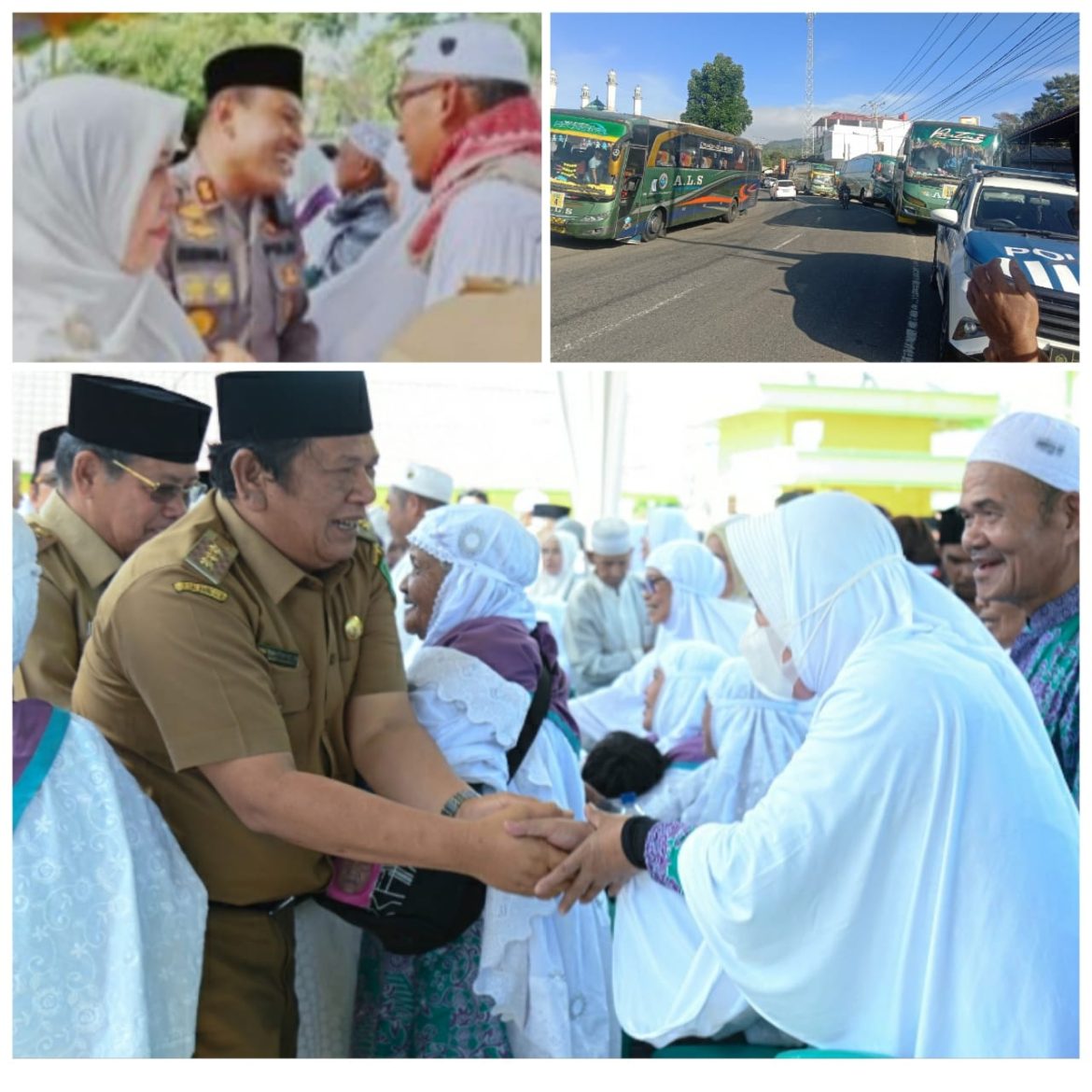 Walikota Bersama Forkopimda Sambut 337 Jemaah Haji Padangsidimpuan