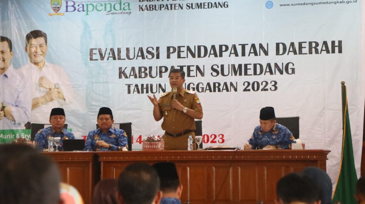 Pemda Sumedang Evaluasi Pendapatan Daerah dan Pembangunan