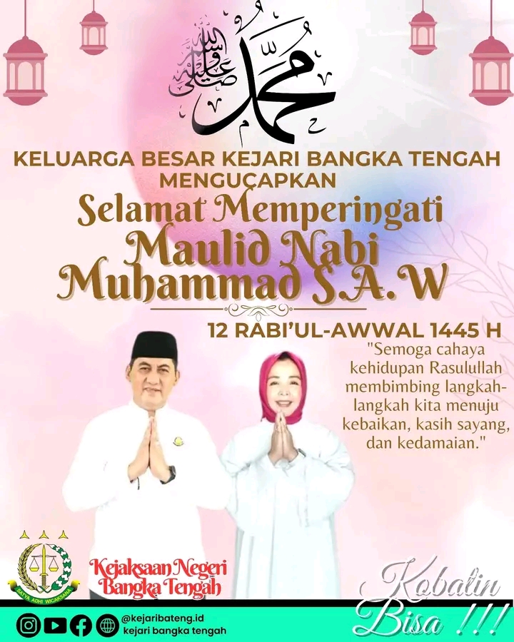 Selamat Memperingati Maulid Nabi 1445 H