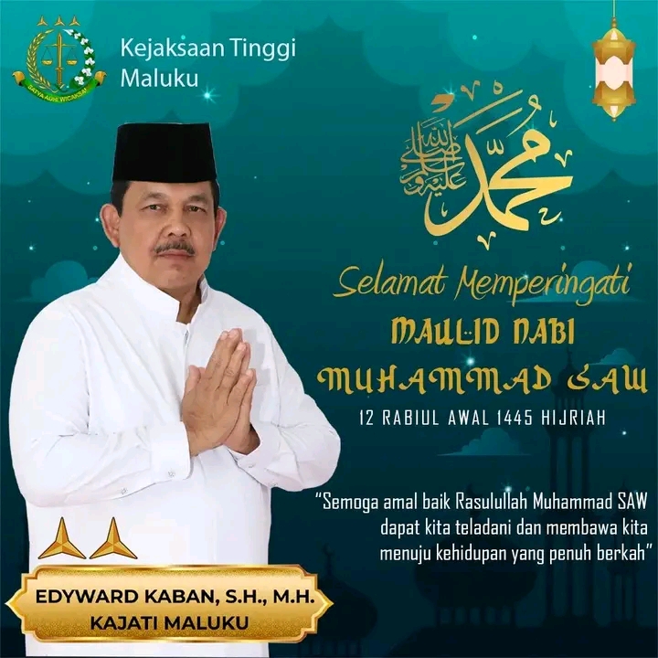 Selamat Memperingati Maulid Nabi Muhammad SAW 1445 H