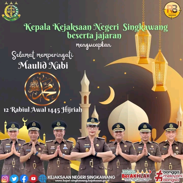 Selamat Memperingati Maulid Nabi Muhammad SAW 1445 H