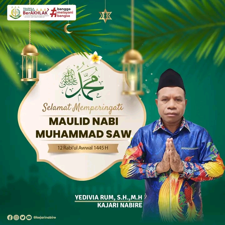 Selamat Memperingati Maulid Nabi Muhammad SAW 1445 H