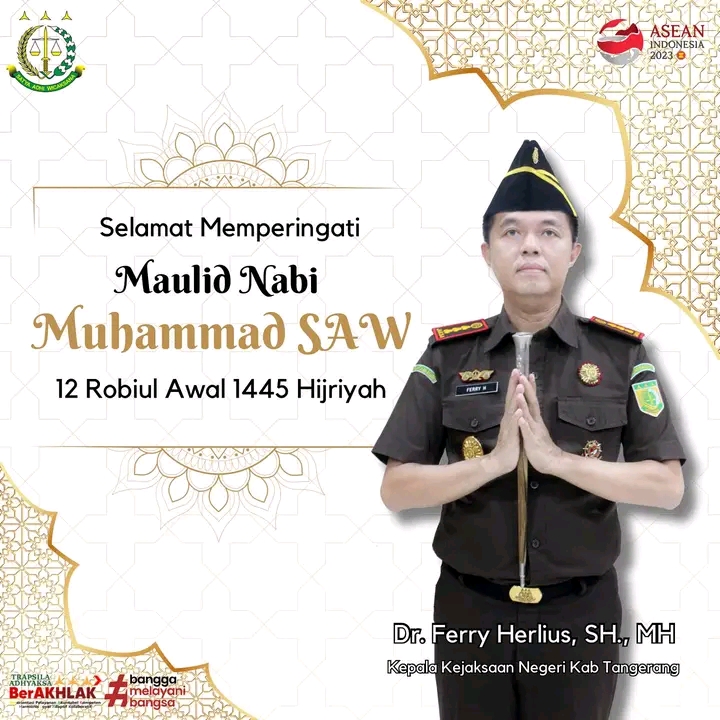 Selamat Memperingati Maulid Nabi Muhammad SAW 1445 H