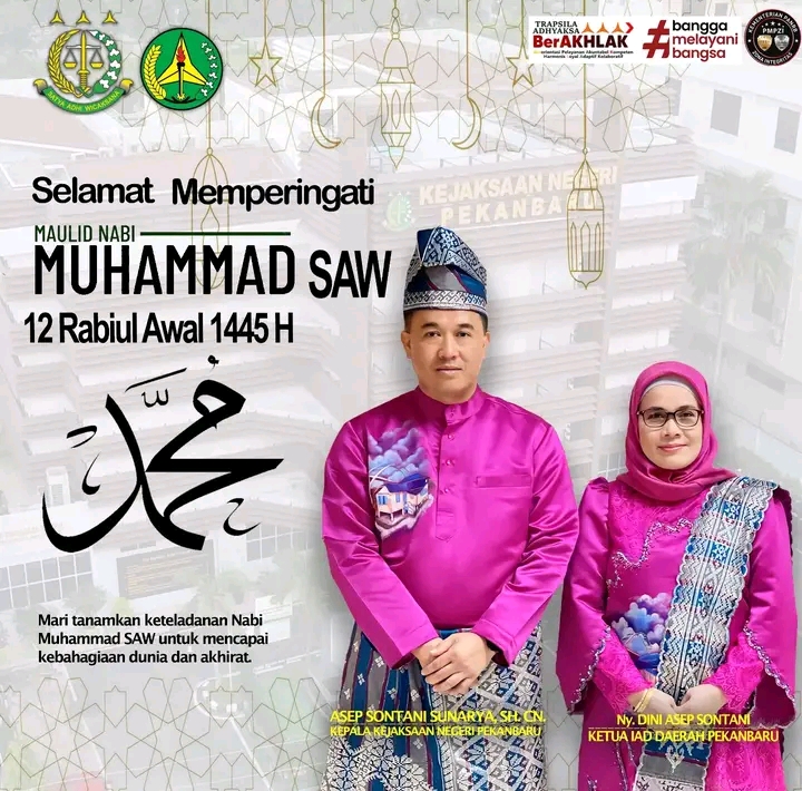 Selamat Memperingati Maulid Nabi Muhammad SAW 1445 H