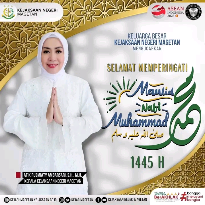 Selamat Memperingati Maulid Nabi Muhammad SAW 1445 H