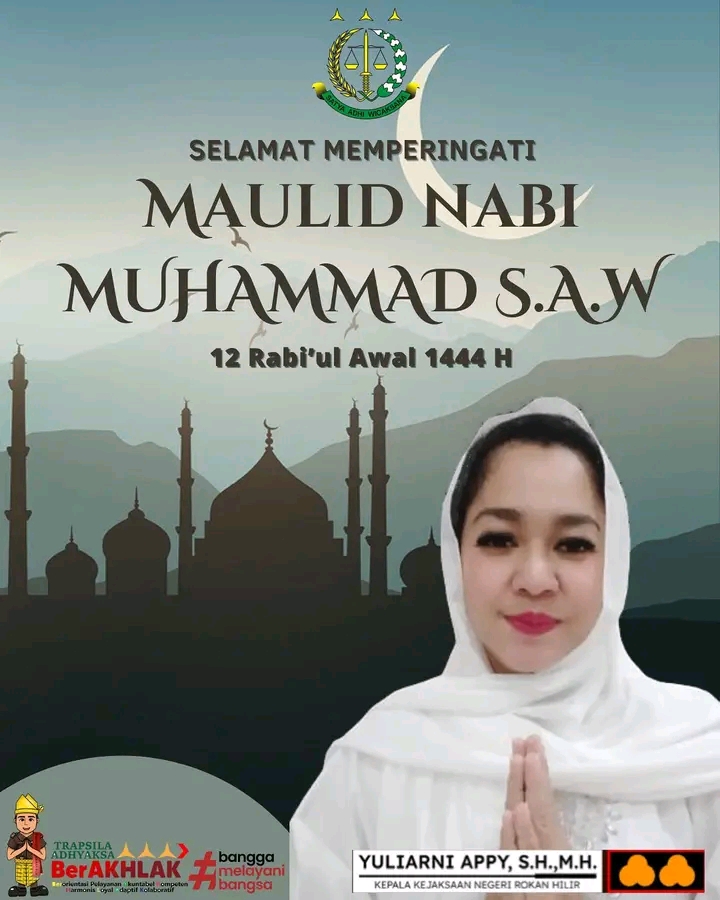 Selamat Memperingati Maulid Nabi Muhammad SAW 1445 H