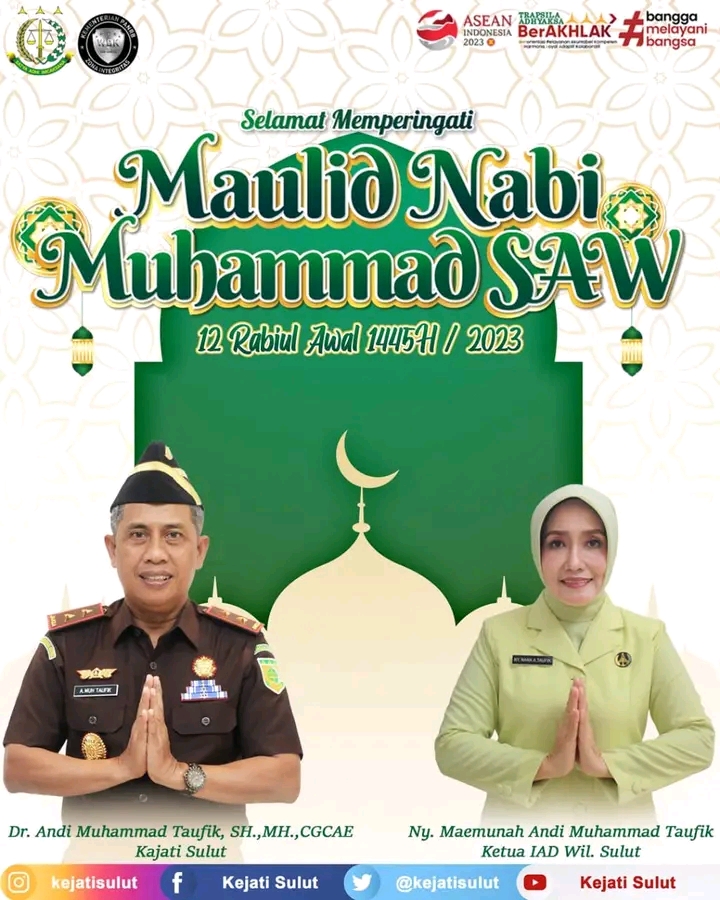 Selamat Memperingati Maulid Nabi 1445 H