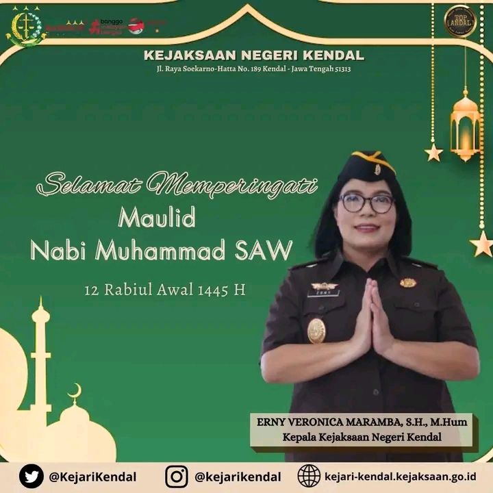 Selamat Memperingati Maulid Nabi Muhammad SAW 1445 H