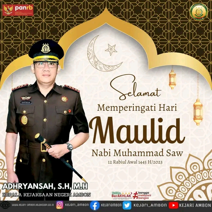 Selamat Memperingati Maulid Nabi Muhammad SAW 1445 H