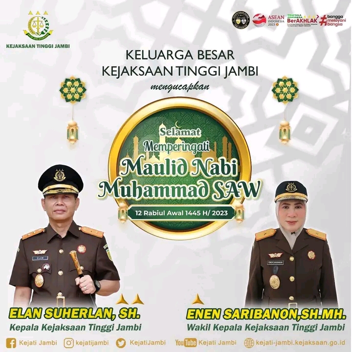 Selamat Memperingati Maulid Nabi Muhammad SAW 1445 H