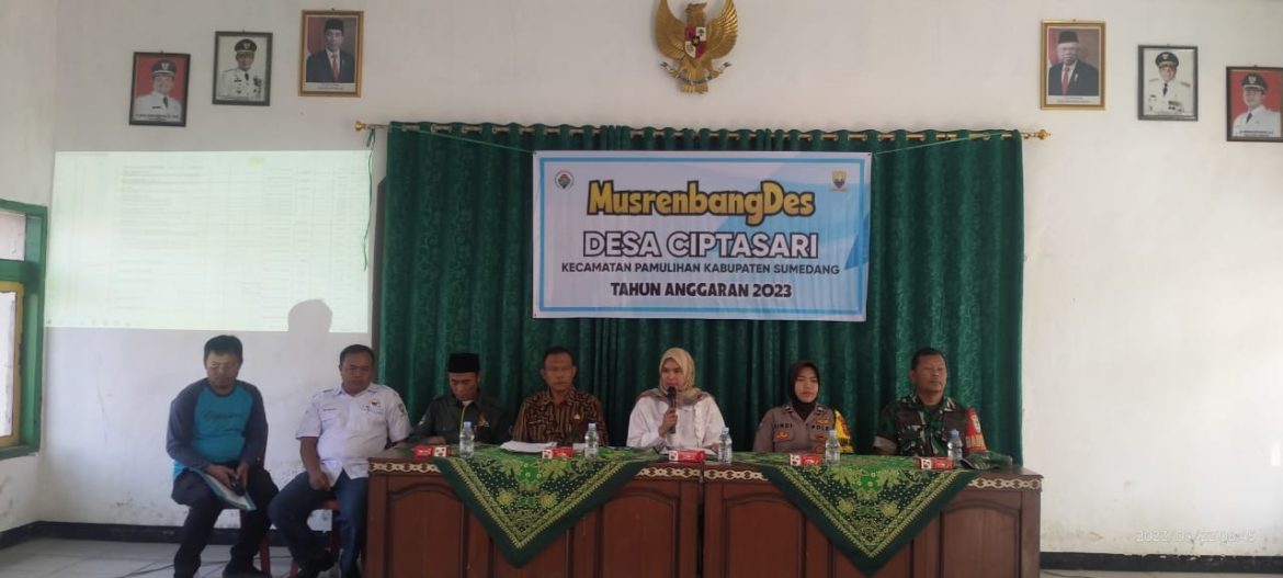 Giat Musrenbag Pemdes Desa Ciptasari TA 2023