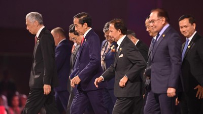 Jokowi Jamu Makan Malam Pemimpin ASEAN