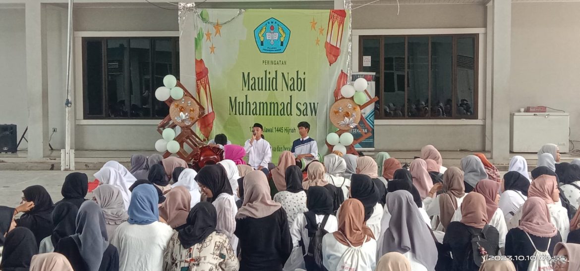 SMK Nuansa Cigombong Peringati Maulid Nabi Besar Muhammad SAW 1445 Hijriyah